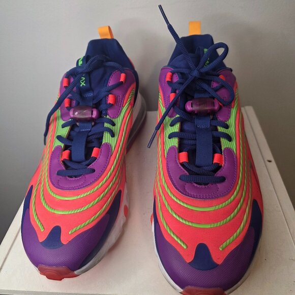 Nike Air Max 270 React Raspberry Ripple Men's Size 11 Sneakers - Picture 2 of 7